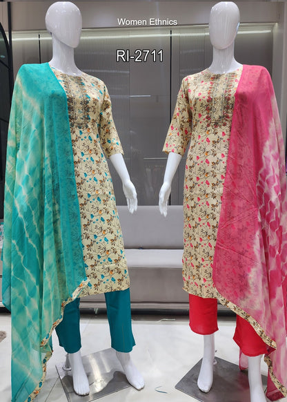 Jam Cotton 300425 Women Ethnics Readymade Pant Style Suits Wholesaler Ahmedabad