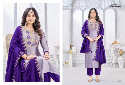 Jamaina Vishnu Impex Vichitra Silk Pant Style Suits Manufacturer Ahmedabad