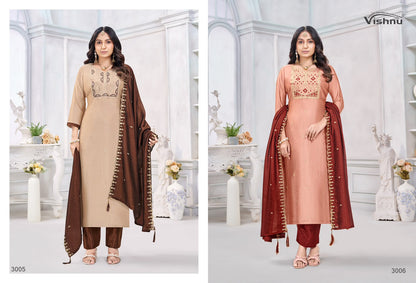 Jamaina Vishnu Impex Vichitra Silk Pant Style Suits Manufacturer Ahmedabad