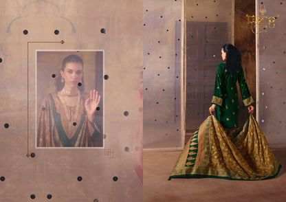 Jamawar Rang Fashion Pashmina Suits Wholesale Rate