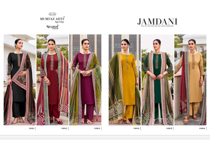 Jamdani Mumtaz Arts Viscose Karachi Salwar Suits Wholesale Price