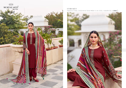 Jamdani Mumtaz Arts Viscose Karachi Salwar Suits Wholesale Price