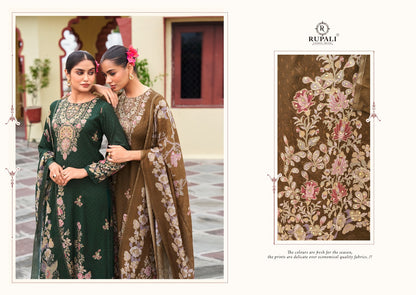 Jamdani Rupali Pure Viscose Muslin Pant Style Suits Wholesaler Ahmedabad
