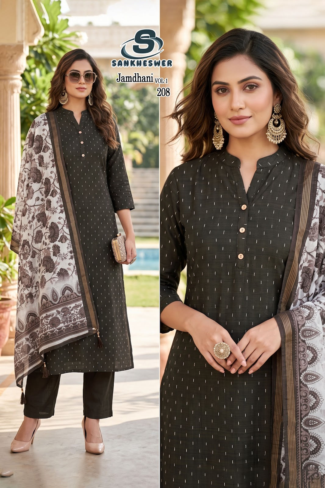 Jamdhani Vol 2 Sankheswer Readymade Pant Style Suits Wholesaler Gujarat