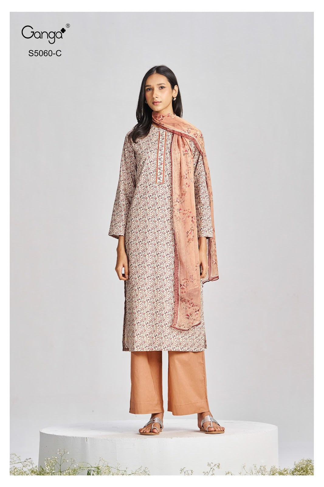 Jameela S5060 Ganga Cotton Pant Style Suits Wholesaler Gujarat
