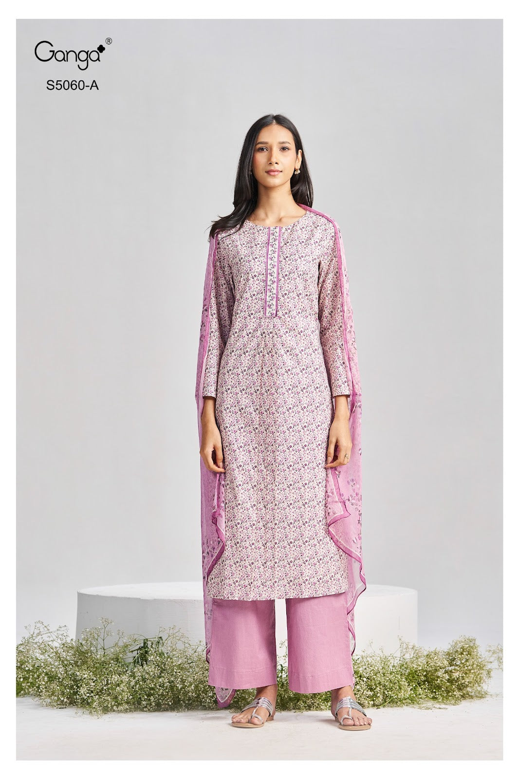 Jameela S5060 Ganga Cotton Pant Style Suits Wholesaler Gujarat