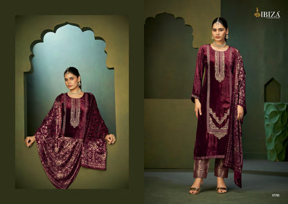 Jamila Ibiza Pure Viscose Velvet Suits Wholesaler