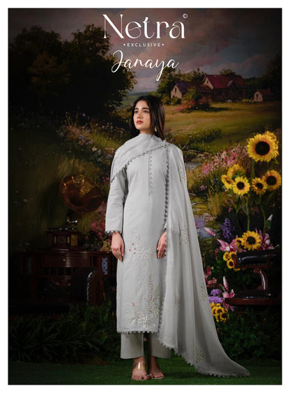 Janaya Netra Mul Cotton Pant Style Suits Wholesale Price