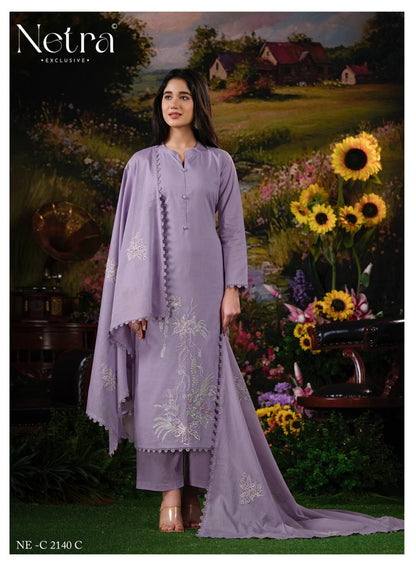 Janaya Netra Mul Cotton Pant Style Suits Wholesale Price