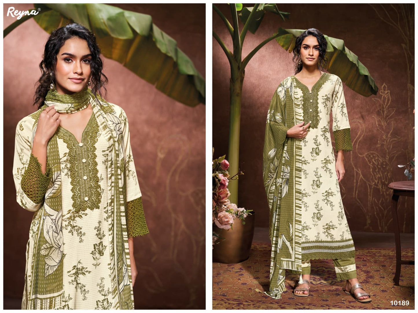 Janhvi Reyna Cotton Pant Style Suits Wholesale Rate