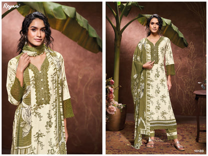 Janhvi Reyna Cotton Pant Style Suits Wholesale Rate