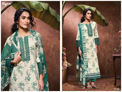 Janhvi Reyna Cotton Pant Style Suits Wholesale Rate