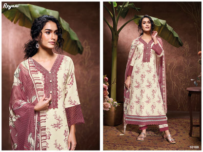 Janhvi Reyna Cotton Pant Style Suits Wholesale Rate