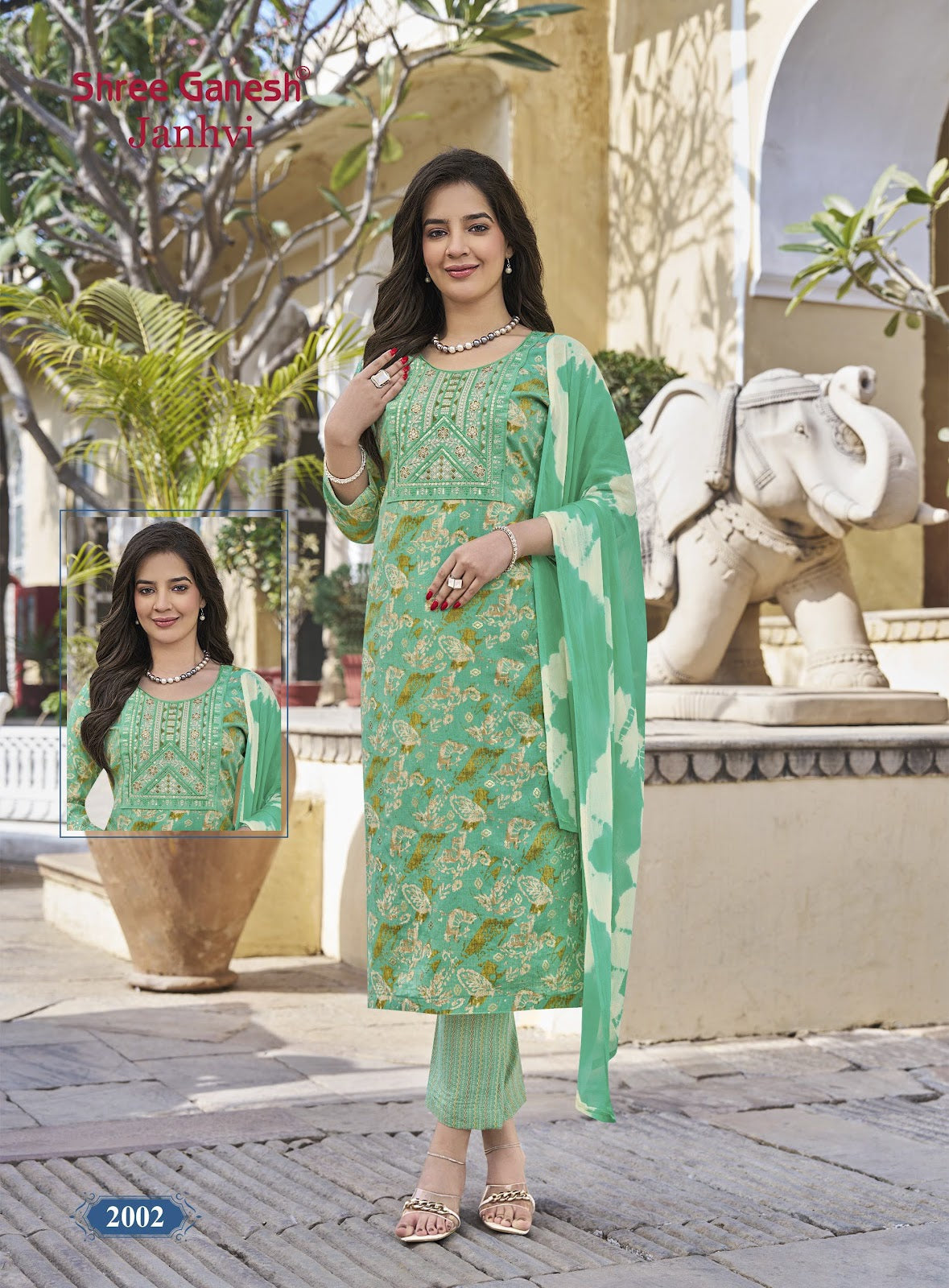 Janhvi Vol 2 Shree Ganesh Capsule Readymade Pant Style Suits Wholesale Price