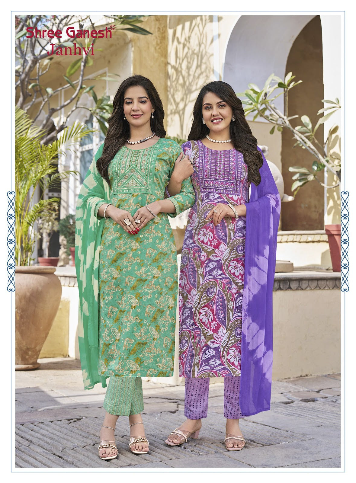 Janhvi Vol 2 Shree Ganesh Capsule Readymade Pant Style Suits Wholesale Price