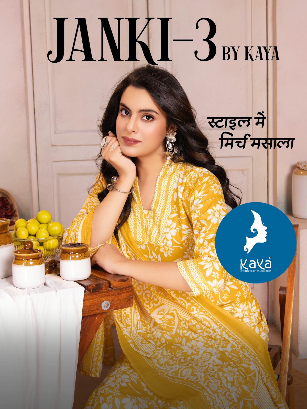 Janki 3 Kaya Readymade Cotton Pant Suits Exporter Ahmedabad