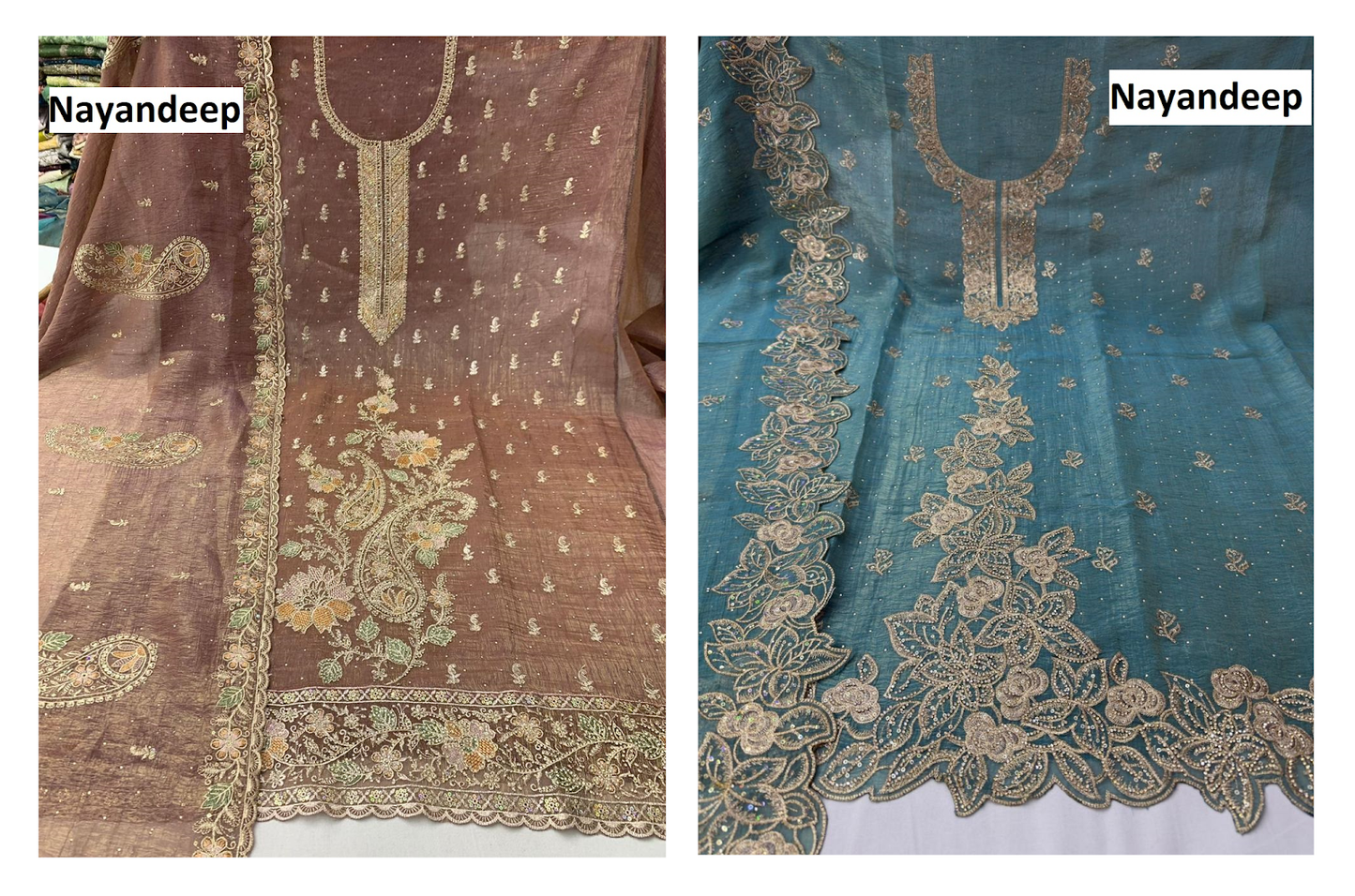 Janki Nayandeep Silk Salwar Suits Manufacturer Gujarat