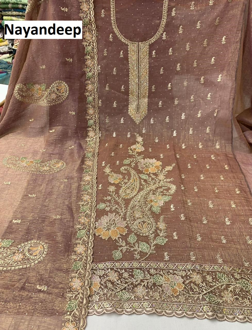 Janki Nayandeep Silk Salwar Suits Manufacturer Gujarat