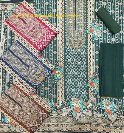 Jannat 261224 Kulnidhi Viscose Rayon Salwar Suits Wholesaler Ahmedabad
