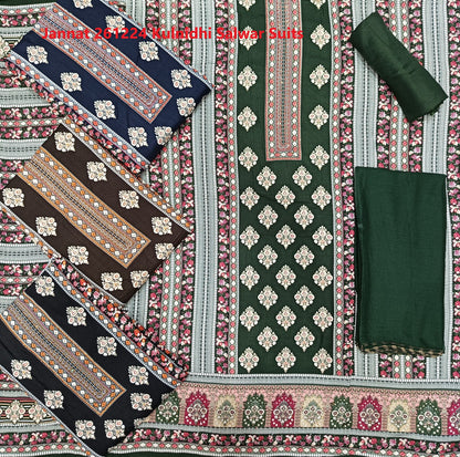 Jannat 261224 Kulnidhi Viscose Rayon Salwar Suits Wholesaler Ahmedabad