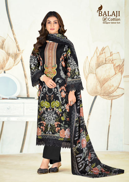 Jannat Balaji Mix Cotton Karachi Salwar Suits Wholesaler