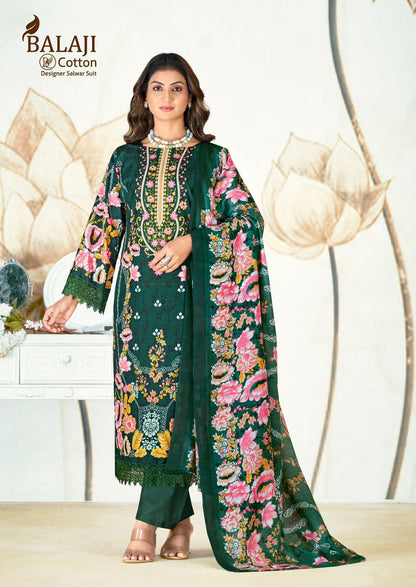 Jannat Balaji Mix Cotton Karachi Salwar Suits Wholesaler