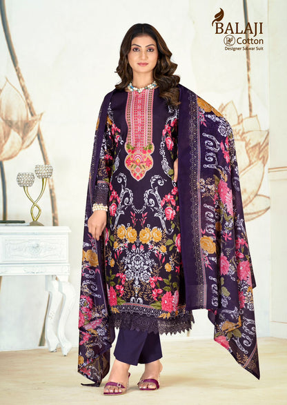 Jannat Balaji Mix Cotton Karachi Salwar Suits Wholesaler