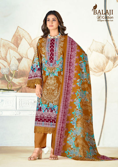 Jannat Balaji Mix Cotton Karachi Salwar Suits Wholesaler