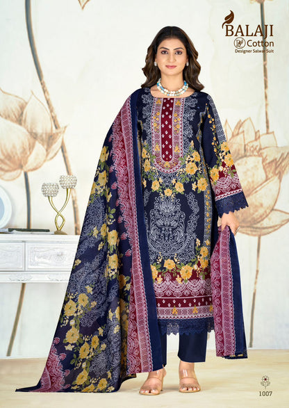 Jannat Balaji Mix Cotton Karachi Salwar Suits Wholesaler