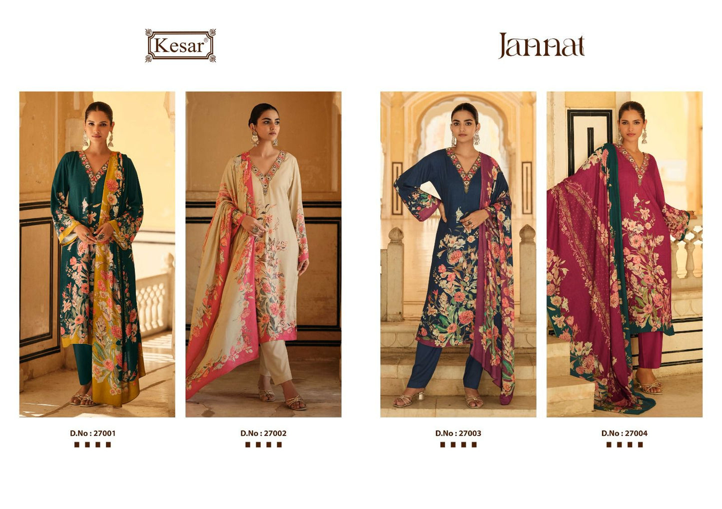 Jannat Kesar Pant Style Suits Supplier