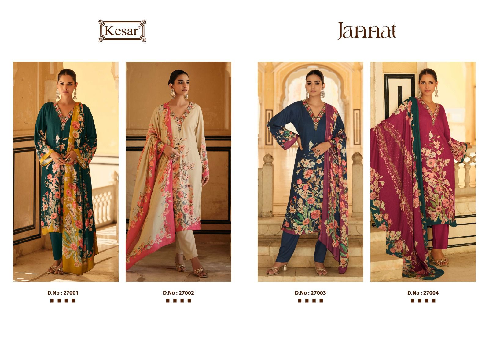 Jannat Kesar Pant Style Suits Supplier