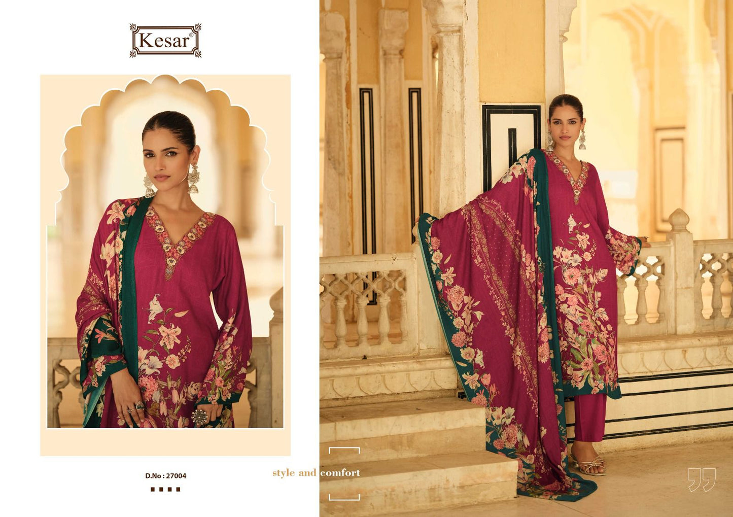 Jannat Kesar Pant Style Suits Supplier