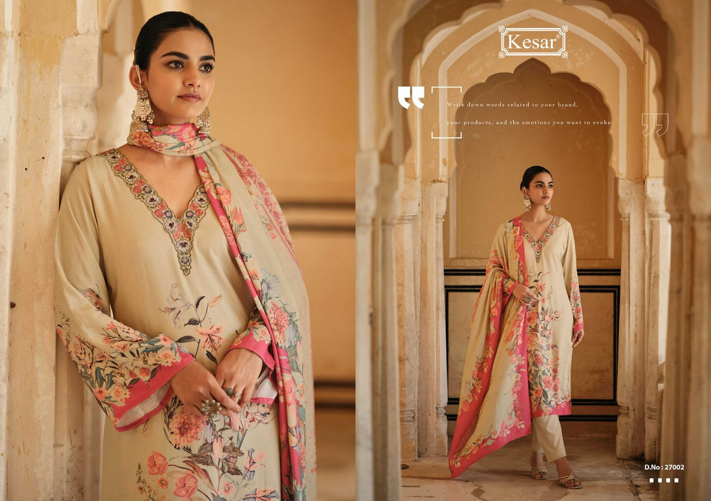 Jannat Kesar Pant Style Suits Supplier