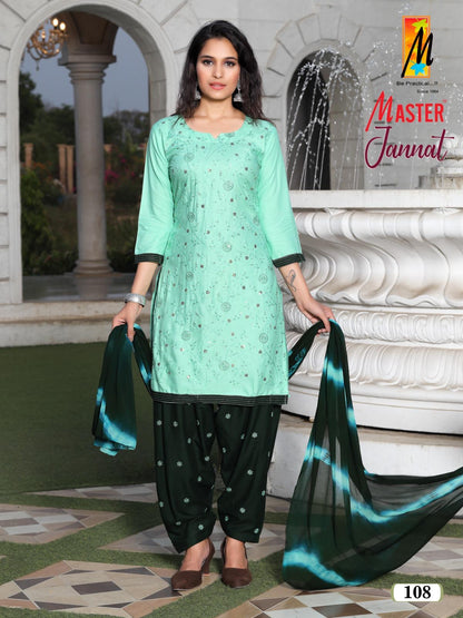 Jannat Master Rayon Readymade Salwar Suits Supplier Gujarat