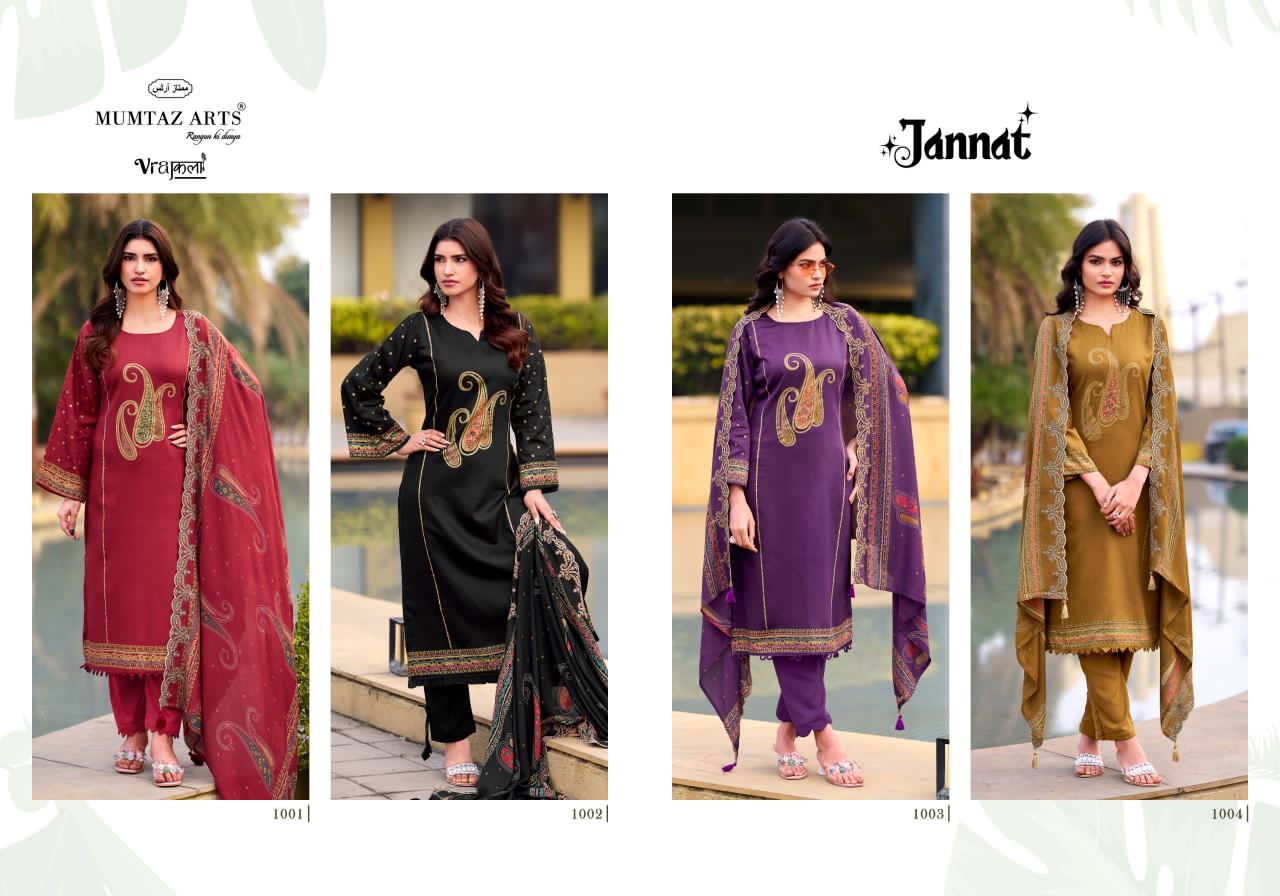 Jannat Mumtaz Arts Viscose Karachi Salwar Suits Manufacturer Gujarat