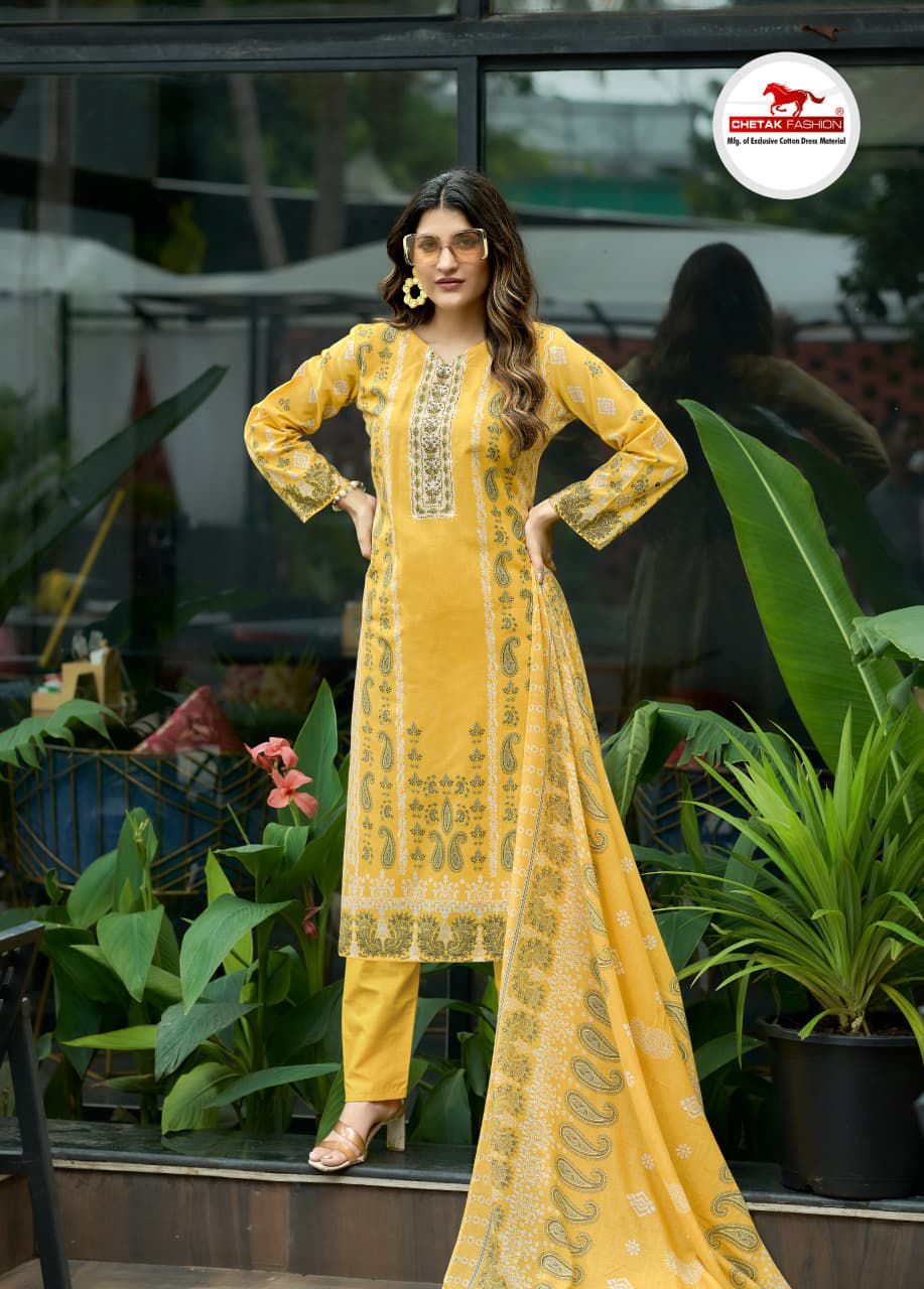 Jannat Vol 3 Chetak Fashion Cotton Karachi Salwar Suits Manufacturer