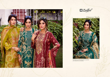 Jannat Zulfat Designer Woolen Pashmina Suits Wholesale Rate