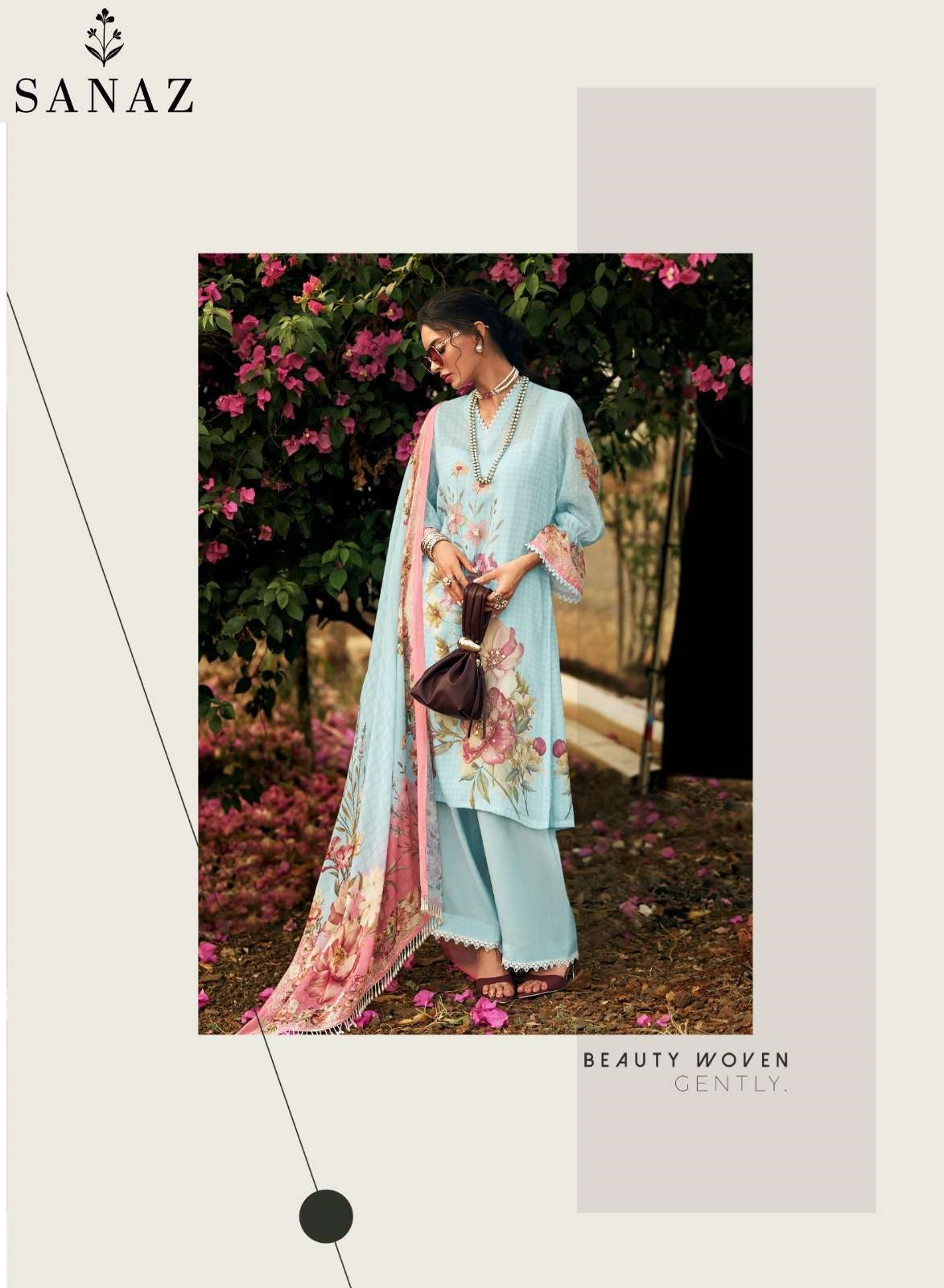 Jansoor Sanaz Viscose Mal Pant Style Suits Wholesaler Gujarat