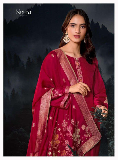 Janvi Netra Premium Viscose Pant Style Suits Supplier