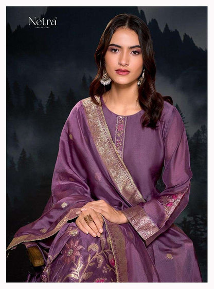 Janvi Netra Premium Viscose Pant Style Suits Supplier