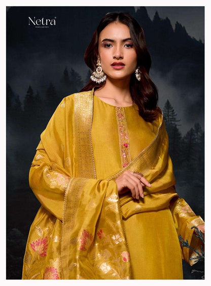 Janvi Netra Premium Viscose Pant Style Suits Supplier