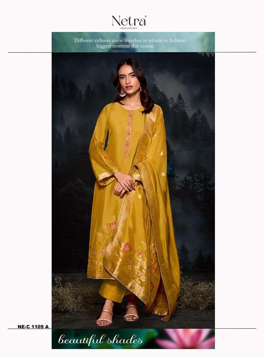 Janvi Netra Premium Viscose Pant Style Suits Supplier