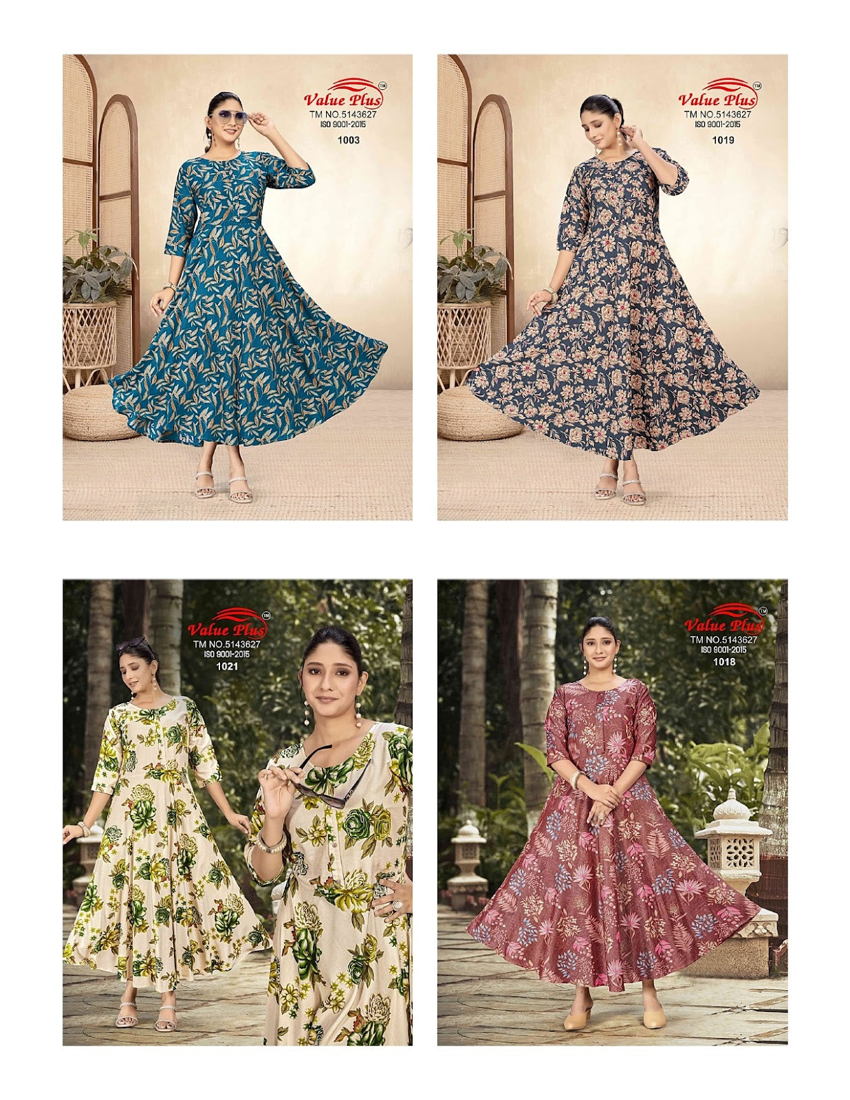 Janvi Vol 53 Value Plus Rayon Long Kurtis Supplier Gujarat