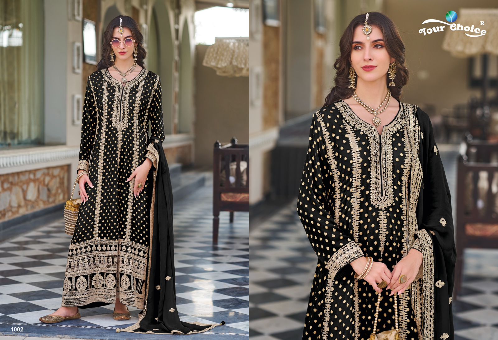 Janvi Your Choice Chinon Pakistani Readymade Suits Exporter Ahmedabad