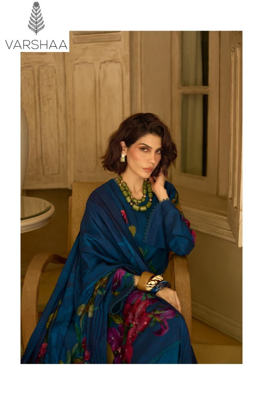 Japanese Blossom Varshaa Viscose Muslin Pant Style Suits Manufacturer Gujarat