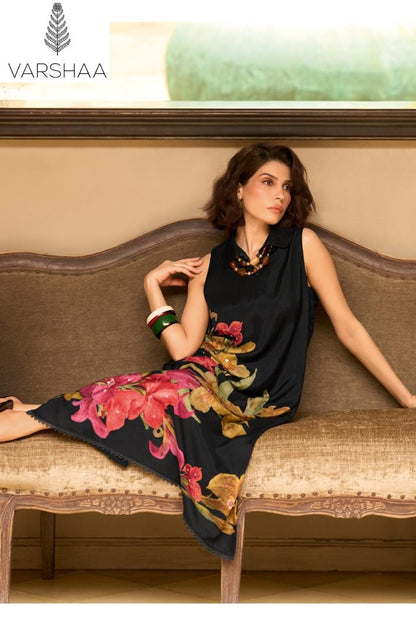 Japanese Blossom Varshaa Viscose Muslin Pant Style Suits Manufacturer Gujarat