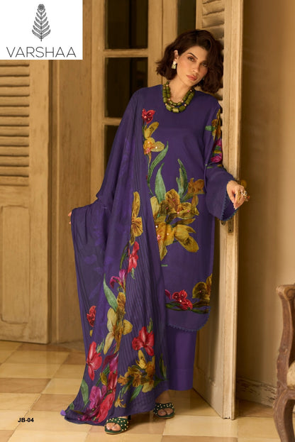 Japanese Blossom Vol 2 Varshaa Viscose Muslin Pant Style Suits Manufacturer