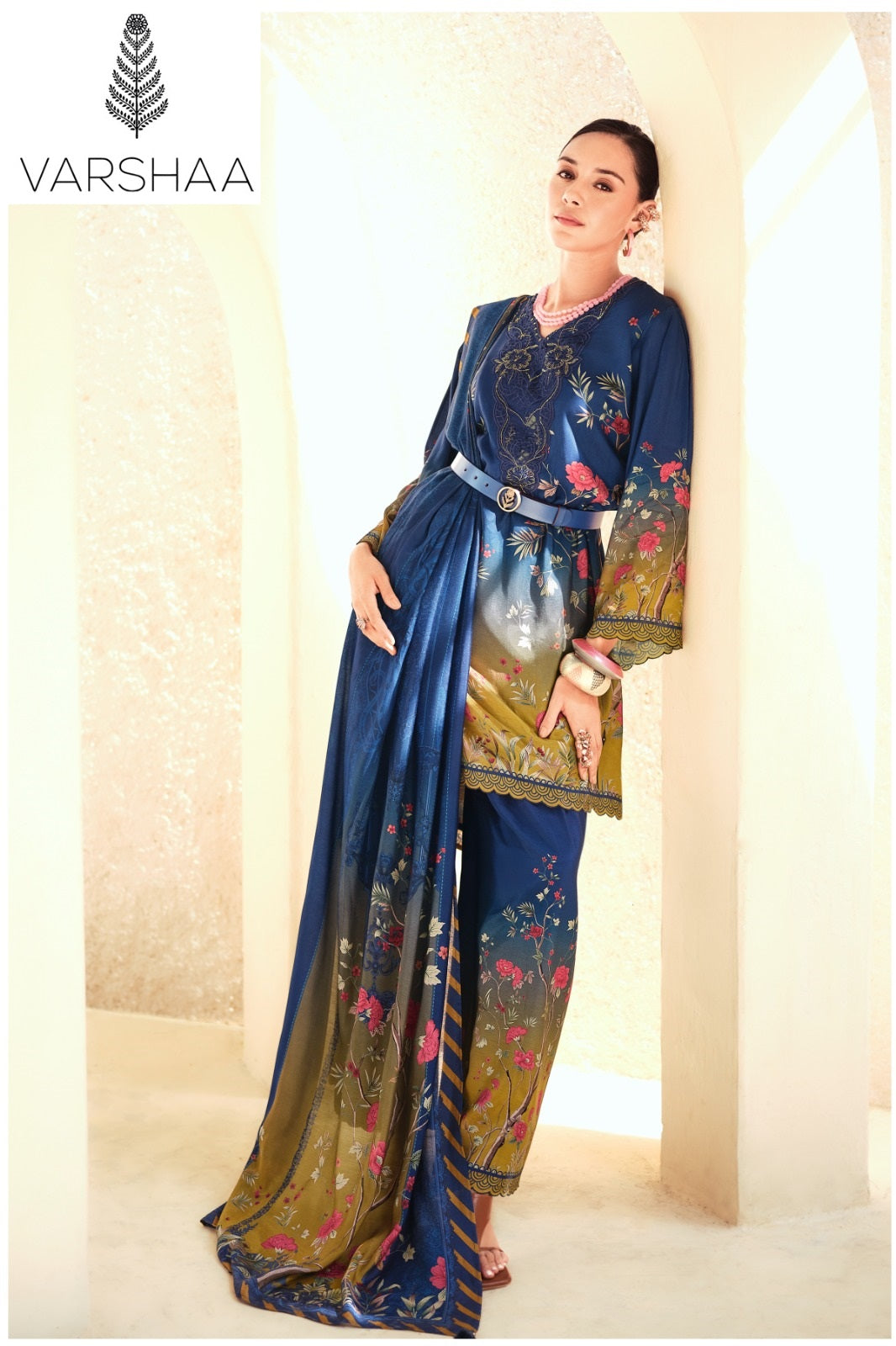 Jardin Dior Varshaa Viscose Muslin Pant Style Suits Manufacturer Ahmedabad