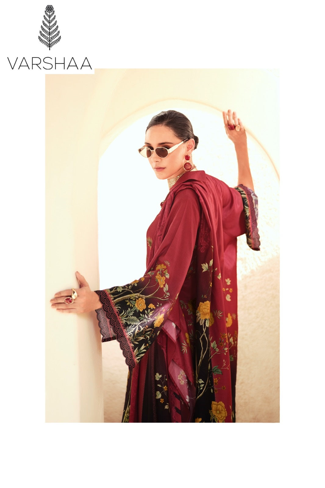 Jardin Dior Varshaa Viscose Muslin Pant Style Suits Manufacturer Ahmedabad