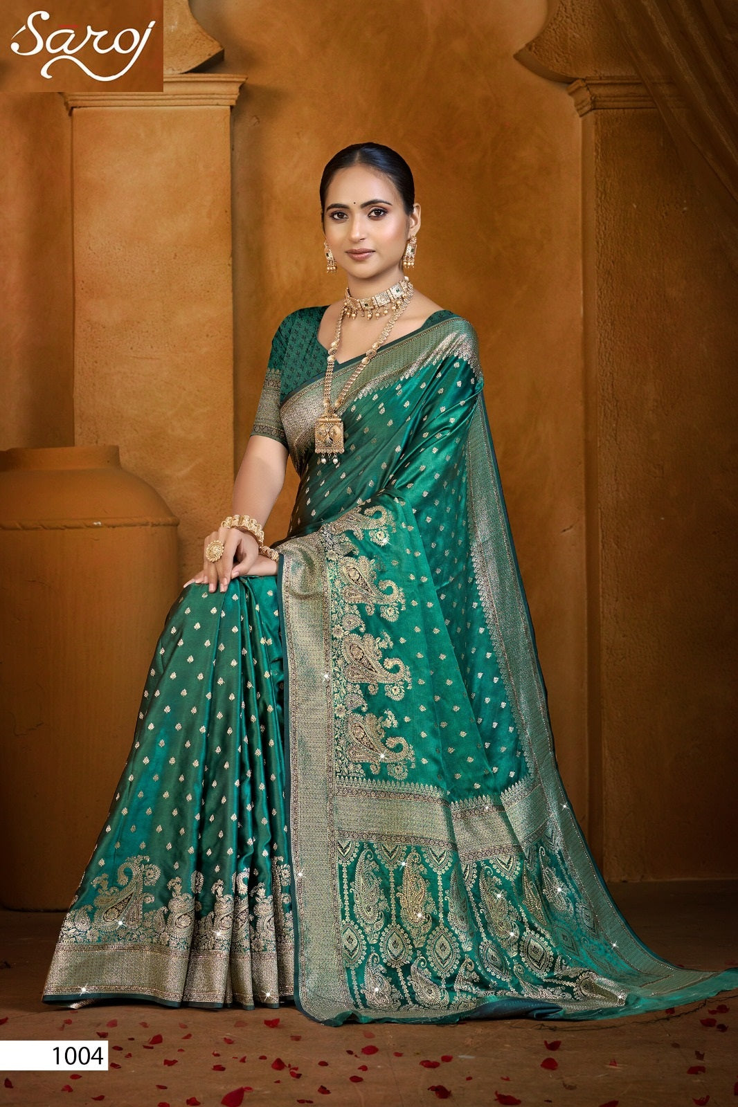 Jardosi Silk Saroski Vol 1 Saroj Sarees Supplier Gujarat